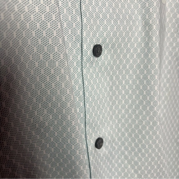 ALFANI Men's Regular Fit 2Way Stretch Stain Resistant Honeycomb Dress Shirts NWT - Picture 2 of 4